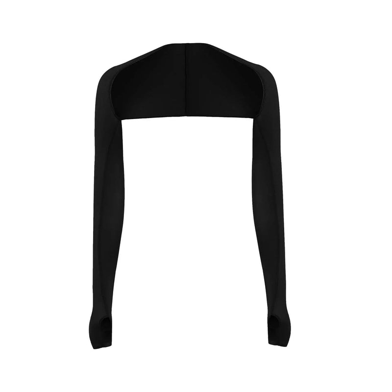 Oversized Integrated Shoulder Ice Sleeves Sun Protection Fake Arm Cover Shawl Unisex Summer Outdoor Cooling Breathable Stretchy