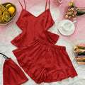 Spring Summer New Women Pajama Four Piece Suit Sleepwear | SAMAG