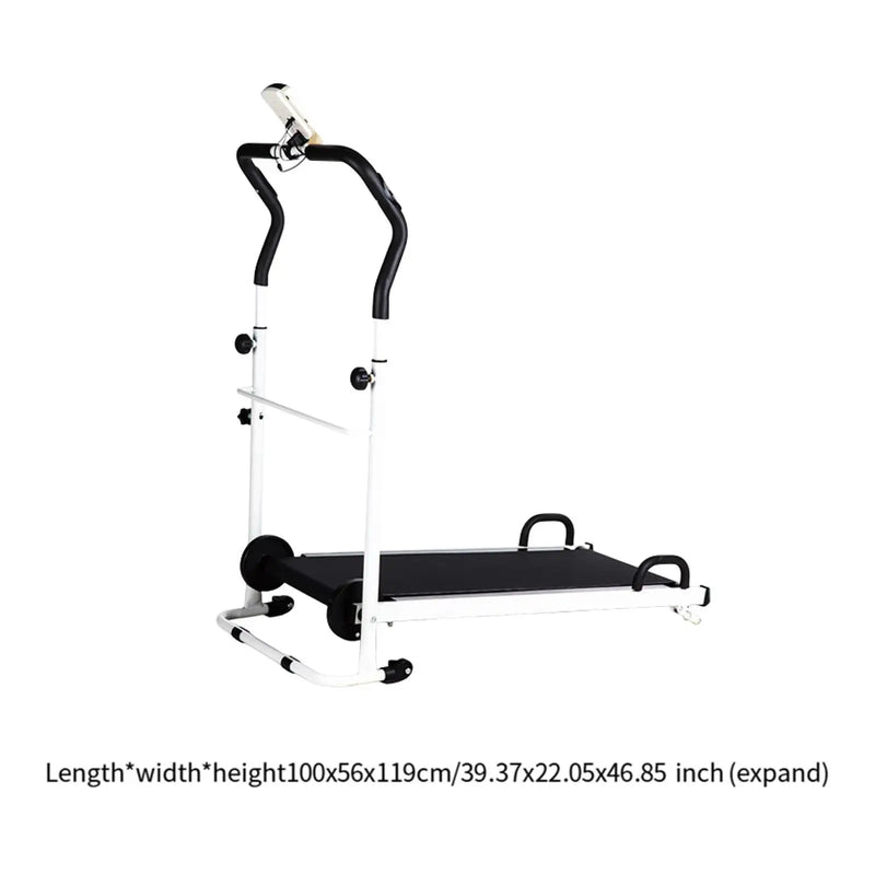 Folding Treadmill Mechanical Stepper with Digital Display | SAMAG