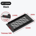 Aluminum Alloy Vents Cover Rectangle Louver Ventilator Grille Cover Breathable Mesh 50/80mm Wide Air Vent Decor