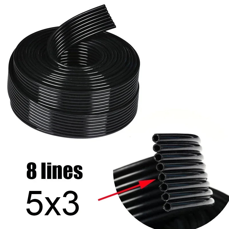 10 Meter UV Ink Tube 8 Lines  Line for Epson DX4 DX5 DX7 Head ECO Solvent Ink Tube UV Ink Tube Uv Ink Hose for UV Printer
