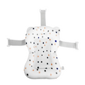 Baby Bath Support Seat Star Pattern Print 3D Breathable Mesh Soft Padded Pillow Non-Slip Infant Newborn Bath