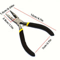 2pcs/1pcs12mm DIY hand pliers with 1 opening ring for making and repairing - Visuel 2 | SAMAG