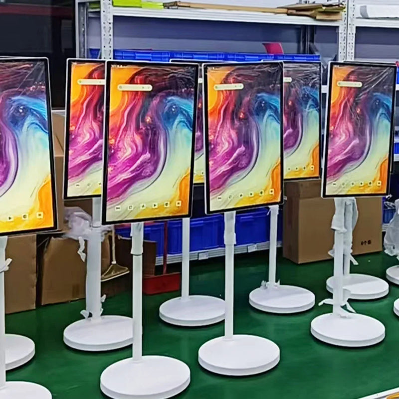 Wholesale Smart Led Screen Portable Handheld Tv Android Stand by Me Movable Touch Screen with Camera Free Standing Portable Tv