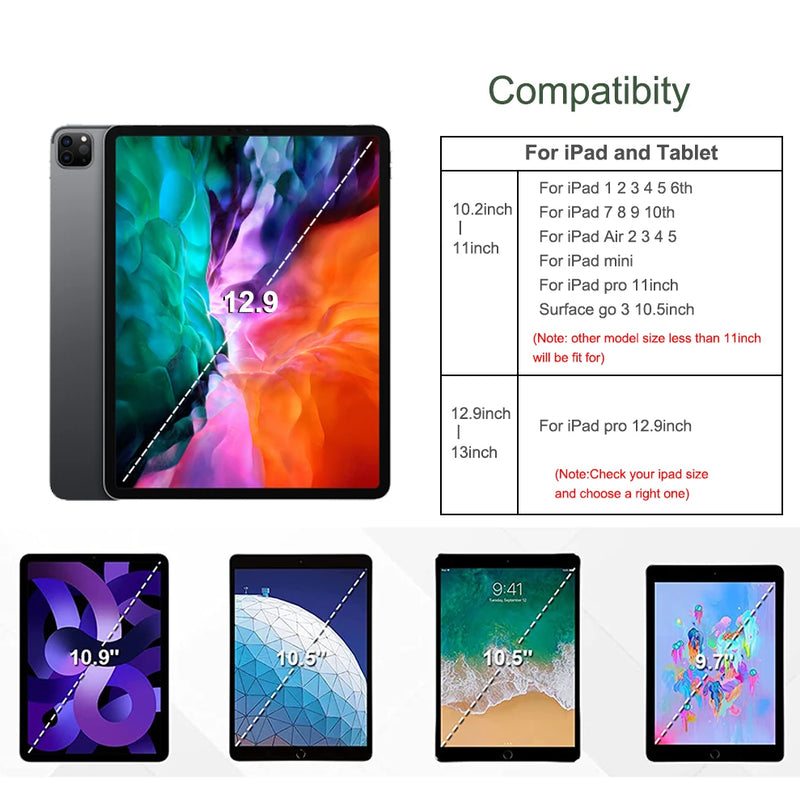 Tablet Bag For iPad Pro 11‘’ 12.9‘’ 10th Generation Case Bag Xiaomi Pad 6 Lenovo Tablet Shoulder Bag For iPad Air 5 Air 4