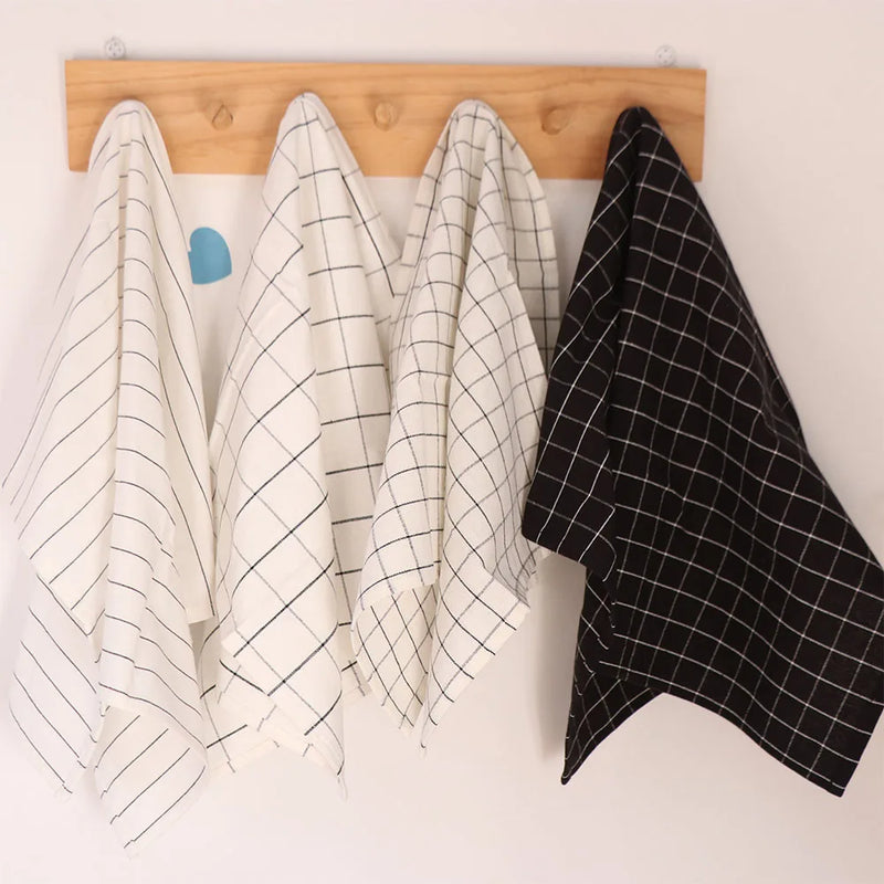 Tea Towel 40x60cm Kitchen Towel Cotton Printed Dish Cleaning Cloth Soft Durable Table Napkin Kitchen