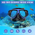 Snorkel Mask Swimming Googles With Optical Nearsighted | SAMAG