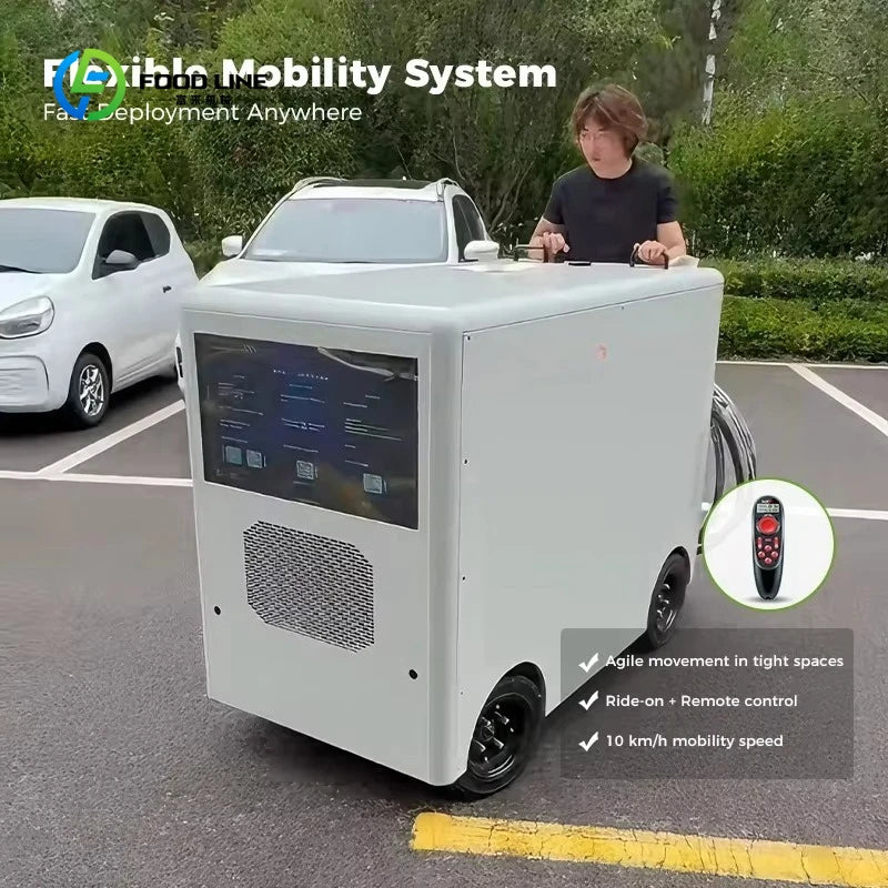 Customized All-in-One Mobile Energy Storage Charging Unit 200kWh 120kW Integrated EV Charger and Power Bank