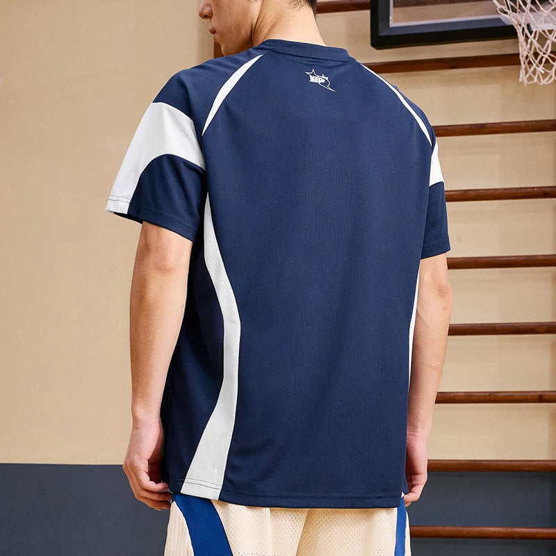 Active Quick Dry Crew Neck T Shirts for Men Popular Athletic Running Gym Workout Short Sleeve Tee for Running Basketball