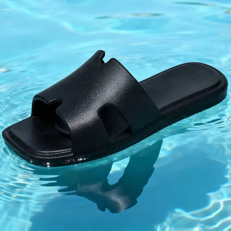 Women's Slippers, Summer Cool Slippers, Breathable Open Toed Side Hollow, One Foot Sandal Shoes, Comfortable Slippers 36-41