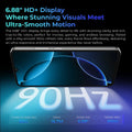 Oukitel C60 PRO smartphone 10000mAh Battery 24GB+256GB 6.88"HD 90Hz Android 15 13.4nm 36mm Powerful Speaker cell phone
