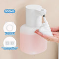 New Wall Mounted Automatic Soap Dispenser Foam Smart Hand Washing Machine 500ml Liquid Rechargeable Bathroom Induction Sensor