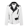 2025 New Style Stylish Leather Jacket for Men - Spring/Autumn New Leather Casual Baseball Shirt for Men - Motorcycle Jacket