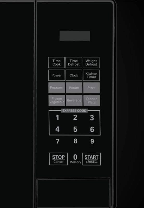 24 Inch 60cm Built-in Microwave with 0.7 Cu.ft. 20L Capacity, Touch Control, Black Microwave Oven