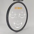 29er 32er MTB Bike Carbon Rim 36mm/40mm Wide 25mm/28mm Deep Mountain Bike Carbon Wheel Asymmetric Tubeless XC AM ENDURO Bicycle