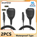 Baofeng Waterproof Type Microphone UV 9R Walkie Talkie PTT Speaker Mic For UV9R Pro UV 68 Pro Max V2  UV S22 Pro V2 Ham Radio