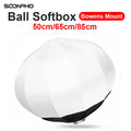Soonpho 50cm/65cm/85cm Foldable Quick-install Portable Round Shape Lantern Softbox Light for Bowens Mount Studio Flash
