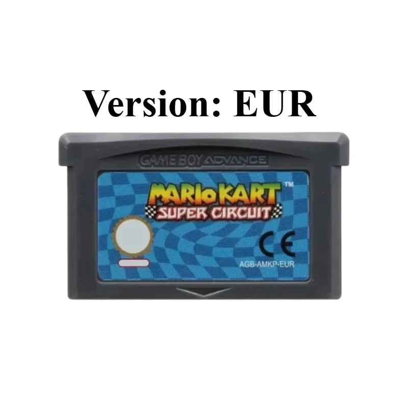 19 Styles GBA Game Cartridge Cards EUR & USA Version For Game Boy Advance GBA SP DS Lite Vintage Game Collection Gift