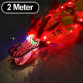 3/5M LED Chinese Dragon Poi Set Luminous Dragon Dance Props Dragon Ribbon Streamer New Year Outdoor Fitness Juggling Props