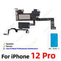Waterproof Sticker + Flex For iPhone 11 Pro X Xr Xs Max 7 8 Plus Phone Top Proximity Sensor Ear Earpiece Speaker Flex Cable