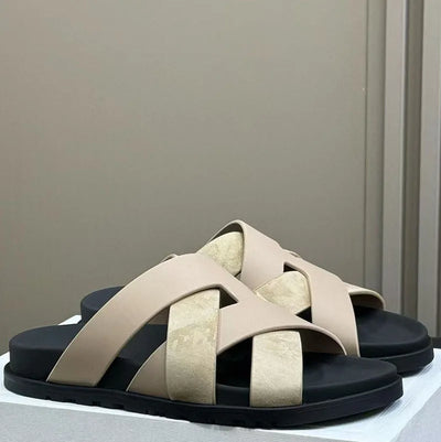 Spring and summer braided calfskin functional sandals | SAMAG