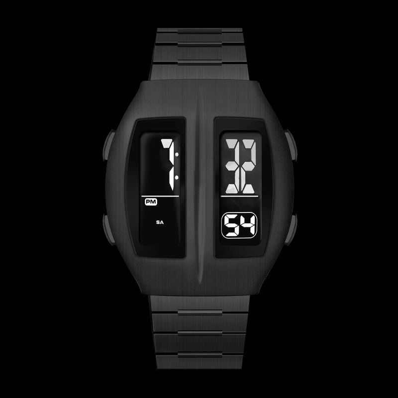 Man Battery Sports Smartwatch Electronics Watches Vintage 70s Retro-futuristic Style Fashion Led digital Watches Filp