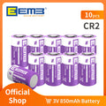 EEMB CR2 3V Lithium Battery 850mAh Non-Rechargeable Battery for Microphones Camera Smoke Detector Doorbell Flashlight