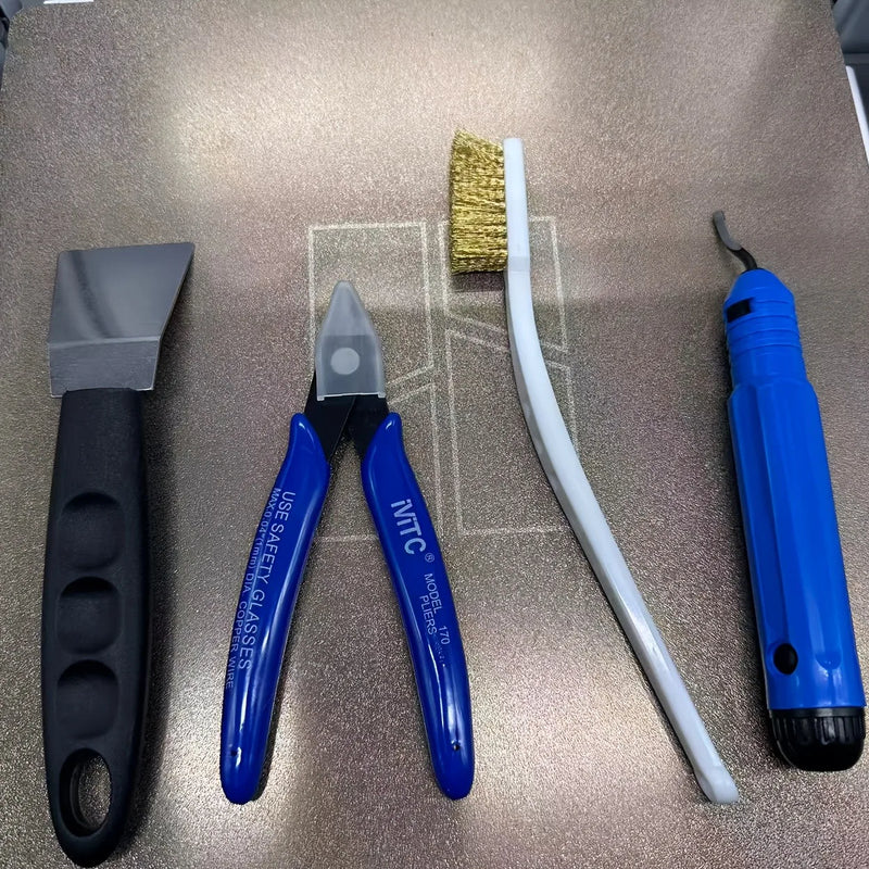 3D Printing Tools, Various Types Tools, Scissors, Cleaning Needles, Tweezers, Pliers, Deburring Kits, Universal 3D Printer Tools