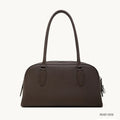 2026 New Casual Women’s High Quality Genuine Leather Top Handle Boston Bags Solid Color Minimalist Design Lady Shoulder Bag