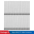 Retevis RHD-771 RT5R Walkie-Talkie Antenna SMA-F RHD-771 VHF UHF Dual Band for Baofeng UV 5R 144/430Mhz Quansheng UV K5 UV K6