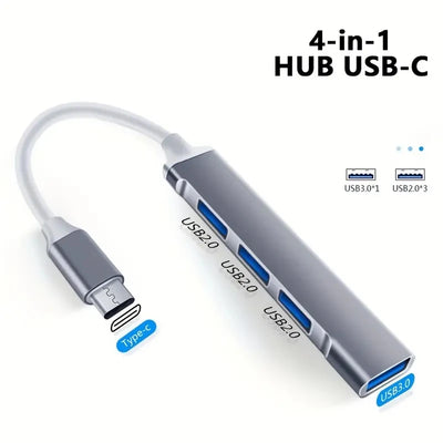 USB HUB Extender 4 Port Splitter Adapter OTG Docking | SAMAG