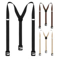 Mens Suspenders Clip for Heavy Duty Adjustable Y - Back Invisible Belt for Outdoor Beach Mountaineering - Visuel 2 | SAMAG