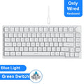 AJAZZ AK820/Pro Wireless Mechanical Keyboard Bluetooth 5.1 2.4G USB-C Wired Hot Swappable RGB Gaming Keyboard Gasket Mount with