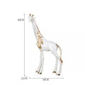 Nordic Room Decor, Giraffe Sculpture, Large Crafts, Floor Decoration, Creative Animal Statue, Resin Artwork, Home Decoration
