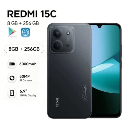 Redmi 15C Global Edition 5G 8+256GB Smartphone | SAMAG