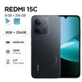 2026 new Redmi 15C Global Edition Redmi 15C 5G 8+256GB Smartphone: Ultra-slim 6000mAh smartphone with long battery life