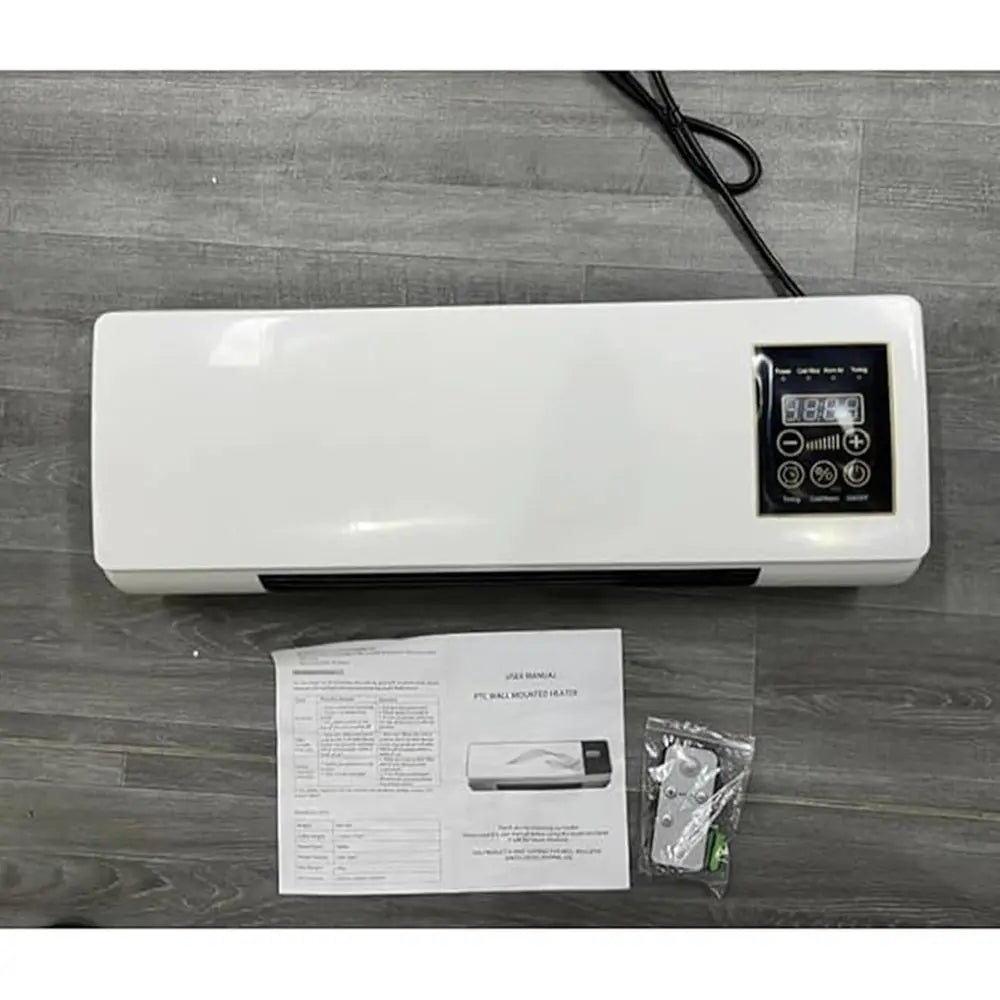 Portable Wall-Mounted Air Conditioner: 2000W, No Windows Required, Natural Wind/Heating, Remote Control & Timer