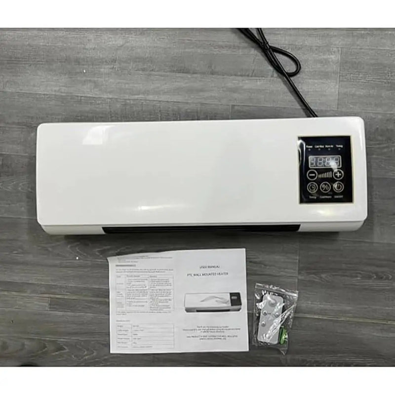 Portable Wall-Mounted Air Conditioner: 2000W, No Windows Required, Natural Wind/Heating, Remote Control & Timer