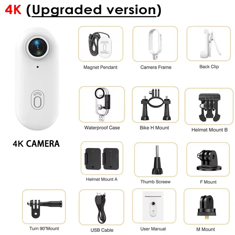 Action Camera Ultra HD 4K 1080P WiFi Sport Cam Waterproof Helmet Motorcycle Video Recording H88 Cameras Mini Body Camera