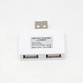 USB Hub 2 Port USB 2.0 Twin Charger Dual 2 Port USB Splitter Splitter Adapter Laptop Notebook For PC Computer Accessory