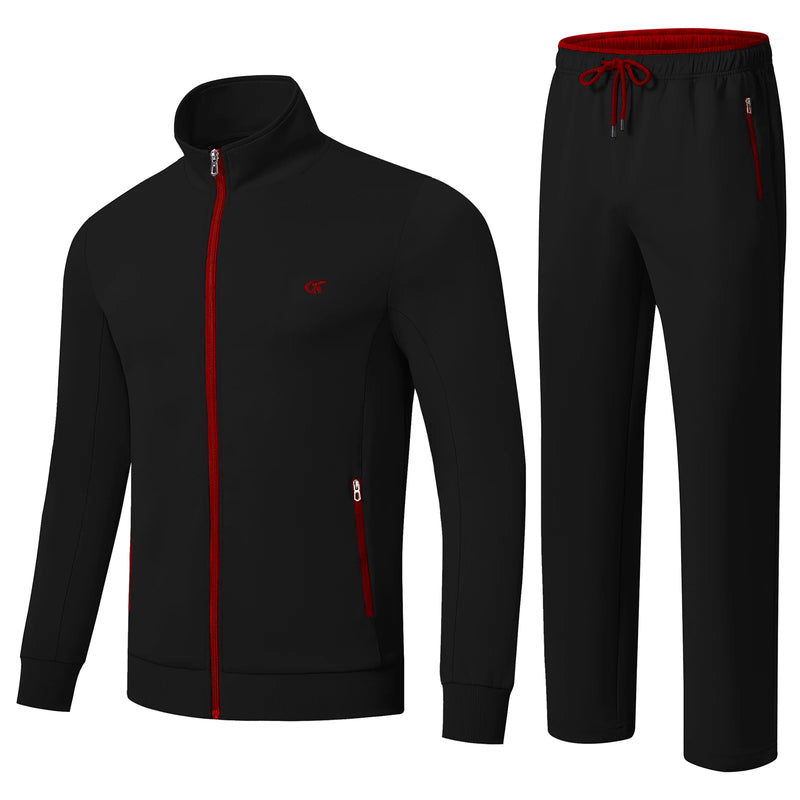 Men's Tracksuits Sweatsuits for Sweat Track Suits 2 Piece Casual Athletic Jogging Warm Up Full Zip Sets - View 18 | SAMAG