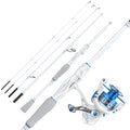 KastKing Centron Lite Travel Spinning Combo Fishing Rod Reel Packable Spinning Combos Lightweight IM6 Graphite Multi-Piece Kit