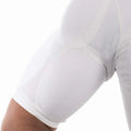 Man Shaper False Muscle Chest T-Shirt Cosplay Bodysuit Elastic Fake Shoulders Padded Underwear Sport Compression T-Shirts Bra