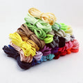 New Half Round High Quality Shoelaces 5mm Width Solid Color Shoelace Sneaker Classic Shoe Laces 1 Pair/3 Pair/5 Pair