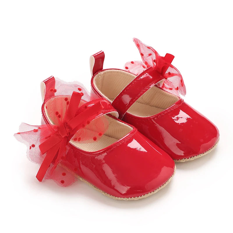 0-18 Months Red Girl Boy Newborn Baby Christmas Cute Cartoon Cotton Shoes Soft Sole Toddler Infant Walking Shoes