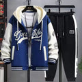 Men's Hooded Tracksuit Set Hoodie Jogger Pants 2 Piece Fashion Sports Wear Korean Popular Clothes Plus Size - View 8 | SAMAG