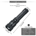 9900LM Powerful LED Flashlight Battery Display USB - View 6 | SAMAG