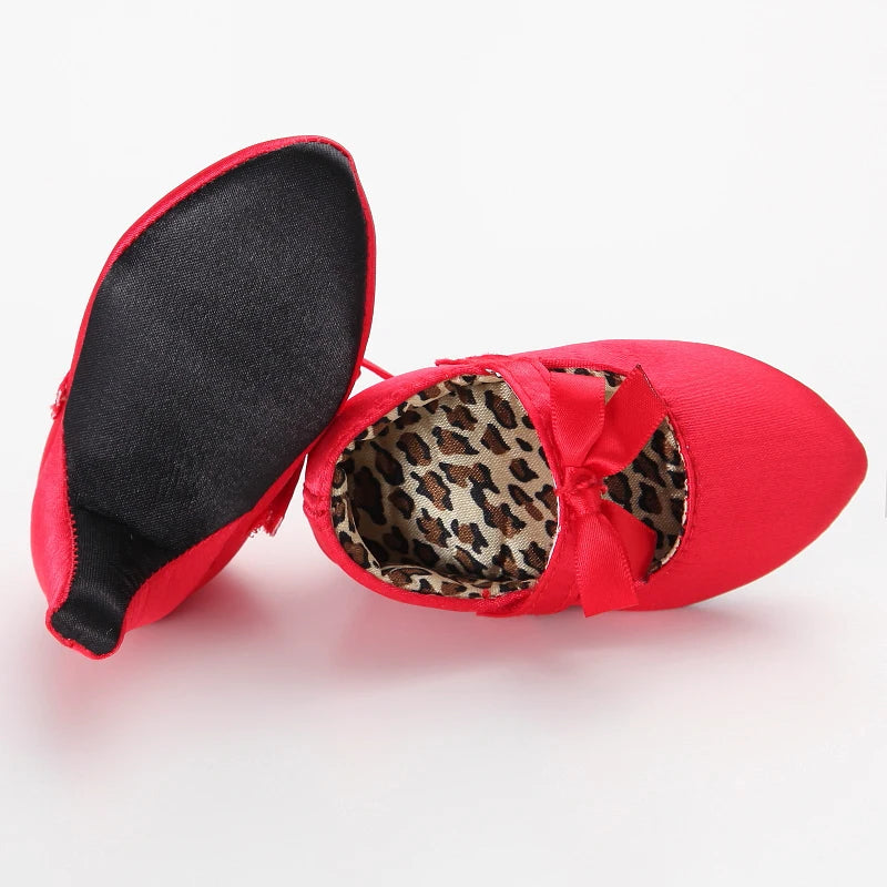 Spring and Autumn Girl Baby Anti slip Children's Shoes Girl Baby Beautiful Bow High Heels Girl Baby High Heels