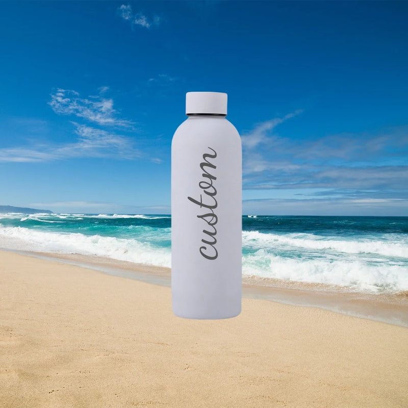 Custom Name Thermos Large Vacuum Flask 304 Stainless Steel Portable Thermos Bottle 0.5L Outdoor Sports Water Bottle Travel Mug