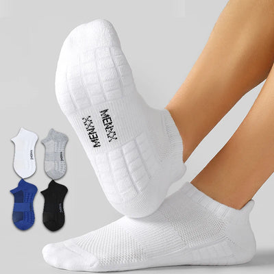 5Pairs Men's Cotton Sports Socks Breathable Sweat | SAMAG